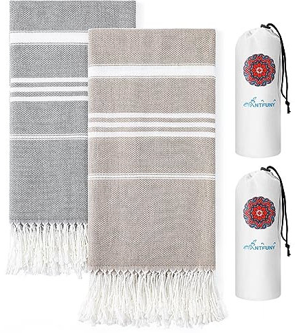 2-pack bomull turkiska strandhanddukar sandfria snabbtorkande överdimensionerad badpool badhandduk stor extra XL stor filt vuxen resor nödvändigheter kryssningstillbehör måste ha utförsäljning