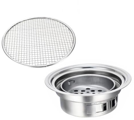 BESPORTBLE Parrilla Para Barbacoa Plancha De Acero Inoxidable Estufa Portátil Parrilla Coreana Herramienta De Barbacoa