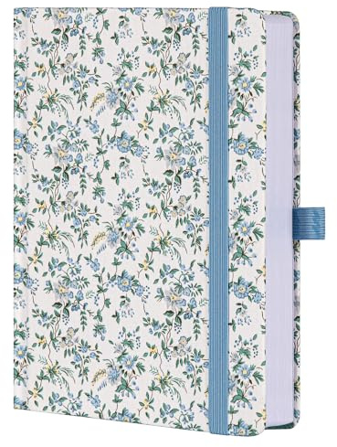 TIEFOSSI Journal ligné pour femme, carnet de notes A5 ligné pour l'écriture, 316 pages numérotées, papier épais, journal quotidien, pour le travail, l'école, la maison, les affaires