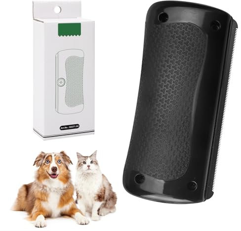 HENGBIRD Groomify Pet Care Brush, Mr Waggy Tails Deshedding Brush, Hundebürste, Pferdebürste, Katzenbürste - Schwarz, für alle Haartypen, Tierbesitzer, Hundebesitzer, Katzenbesitzer, Pferdebesitzer