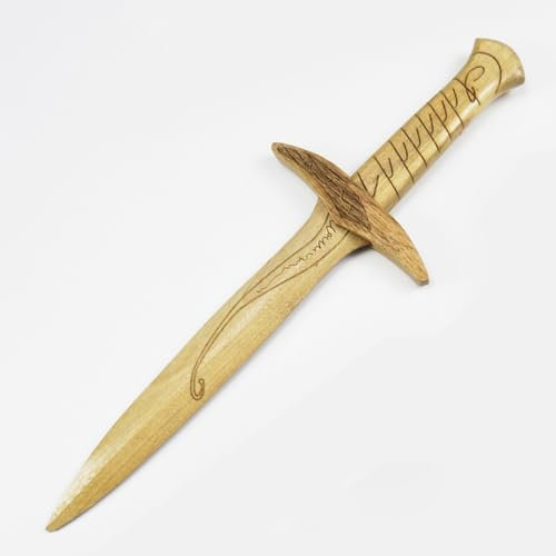 HJHUUA Spade Occidentali in Legno da 47 cm/74 cm,Bokken Fatto a Mano,Katana in Legno Naturale per Regali,esposizioni,Cosplay,Oggetti di Scena