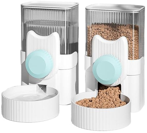 drburpily Distributeur Automatique de Nourriture et d'eau à Suspendre, 2 pièces, pour Furet, Cage, Lapin, Accessoires pour Lapins, mangeoires pour Lapins, B