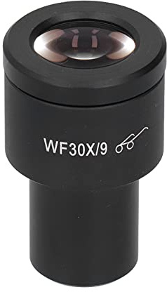 QANYEGN Ocular de Estilo biológico W30x, Ocular de microscopio, Lente biológica de Campo Amplio de Alta definición Gran Angular para Laboratorio