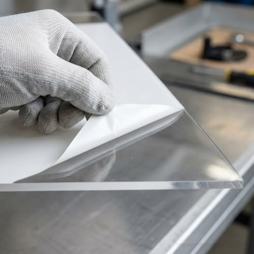 Genomskinliga akrylark i polykarbonat för gör-det-själv-projekt och hantverk, flexibla plastpaneler för fönster, bildramar och bordsskivor