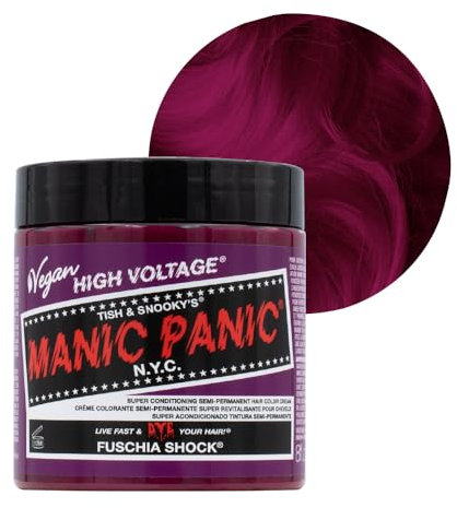Tinte Fantasía Semipermanente Manic Panic Fuschia Shock, 237 ml