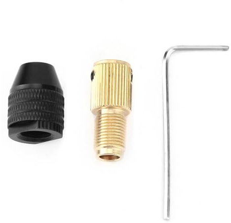 Mandrino, Mandrino Autoserrante in Miniatura Mini Accessori per Trapano Elettrico 0,3-3,4 Mm per Strumento di Rotazione in Miniatura (Apertura 5MM)