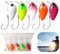 5 Stück Forellenköder Wobbler Set Angelköder Wels Köder 1.6g 2,9cm Kunstköder Forelle Barsch Angeln Barschköder Einzelhaken Hecht Köder Forellen Wobbler Box für Forelle, Barsch, Hecht, Döbel,Zander