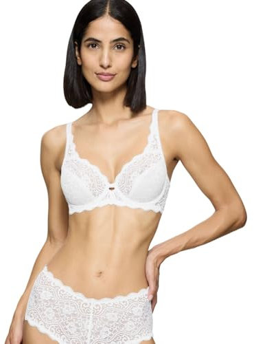 Triumph Women's Amourette Bra, White, 90E