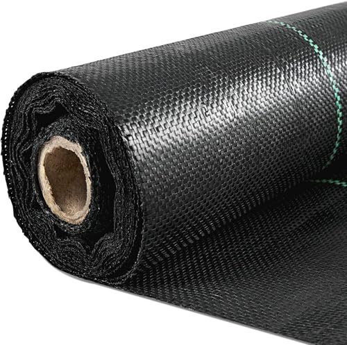 Strapazierfähige Unkrautsperre für den Garten, 70 g, Unkrautblocker, Bodenabdeckung für effektive Unkrautbekämpfung, erhältlich in 0,4 m - 4 m, 100/200 m (0,5 x 200 m)