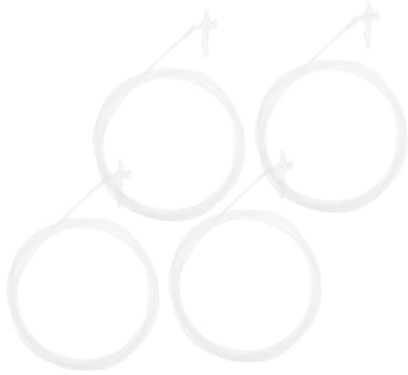 EXHUMKY 4pezzi Tubo Estensione Per Schiuma Poliuretanica Compatibile Con Pistola Sigillante Cannuccia Lunga Per Stucco Per Ristrutturazioni Casa Porte e Finestre Riduce Sprechi e Aumenta p