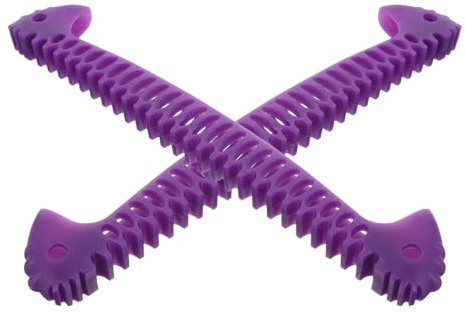 Mikinona 2 Pièces Protège-Lames Patins Glace Élastique Couvre Lames Patinage Artistique Hockey Protection pour Garçon Fille Adultes Accessoire Léger et Extensible