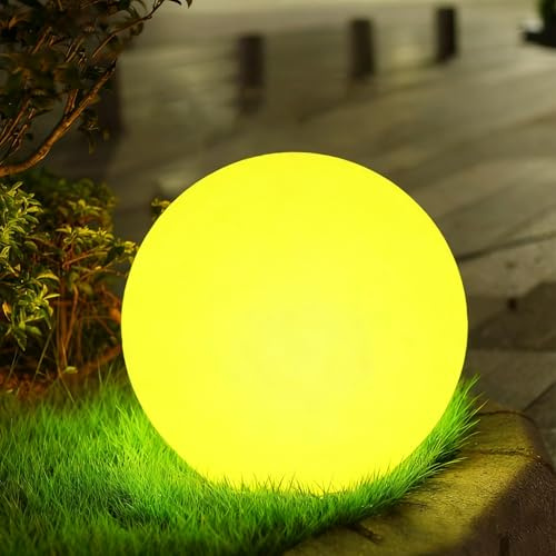 Maimeili Lampada A Sfera LED RGB A Colori Variabili Sfera Senza Fili Lampada Notturna da Tavolo Luminosità Regolabile Sfera Ricaricabile Ideale per Decorazione di Casa Giardino Vacanza Bar
