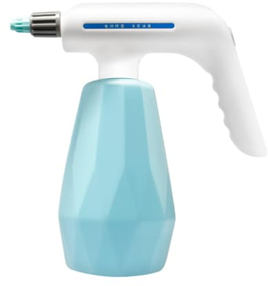 Spruzzatore per piante ricaricabile, bottiglia spray elettrica per giardinaggio prato e cortile, materiale ABS e PE con ugello regolabile da 1,2 l per patio, veranda, pulizia delle finestre, attività