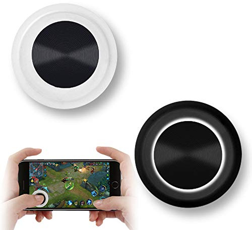 Vakili Mobile Phone Game Joystick Game Control Touch Screen Joypad Game Controller for iPad iPhone Android Mobile Tablet Smart Phone Joystick Touch Screen Joypad Tablet Funny Game Controller 2PACK