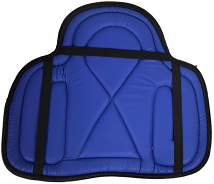 Sharplace Manta de Silla de Montar para Caballo, Forro de Esponja, PU, ​​Lavable, Cómoda, Transpirable, Manta de Montar, 55,6 X 45,7 Cm, Azul