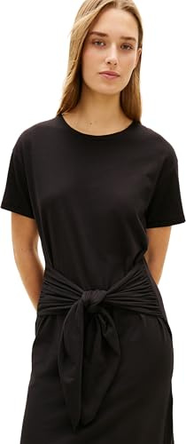 Tommy Hilfiger Co Slub Knot Midi DRS Ww0ww48747 Vestido Tipo Camiseta Mujer (Pack de 1)