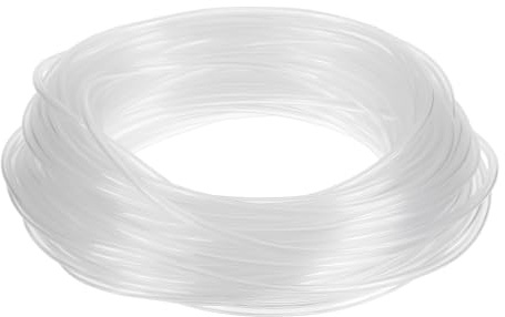 PATIKIL Manguera De Drenaje Para Aire Acondicionado De 20M 2mm DI x 4mm DE PVC Transparente Antifugas Tubo De Drenaje Universal Para Repuesto De Unidades De Aire Riego Lavado