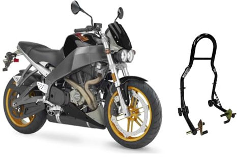 Cavalletto alzamoto alza moto anteriore per alzare sollevare ruota forcelle compatibile con Buell XB9 XB12 XB 9 12 di tutti gli anni e versioni