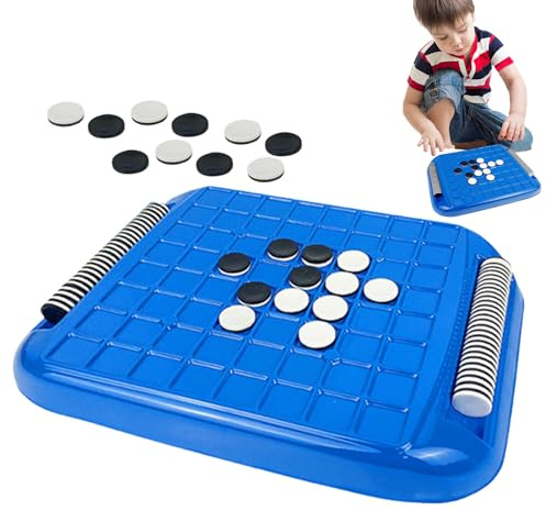 Gioco Othello – ABS 26,5x4x3,5cm | Gioco Reversi | Set Compatto Enigmistico Da Viaggio Stile Scacchi Per Serate Familiari, E Uso Portatile