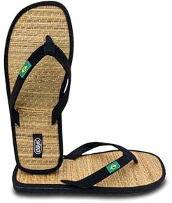 COX Belo Horizonte Ciabatte Donna Uomo Estive, Infradito in Paglia per Spiaggia, Mare, Piscina, Flip Flop Comode e Antisudore (Nero, Sistema Taglie Calzature EU, Adulto, Donna, Numero, Media, 40)