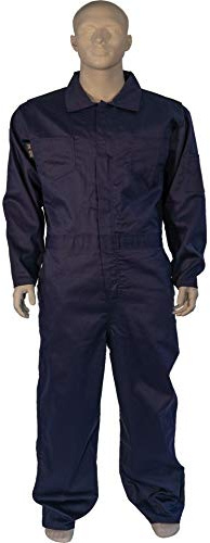 Toledano Industries LARGE FLAME RESISTANT NAVY COVERALLS