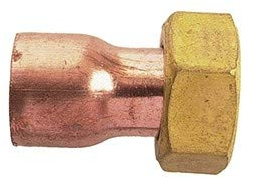 Dumont Raccord 2 pièces coude Douille cuivre 3/4 18 359GCL D12109B