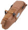 Gusti Lenkertasche Leder-Romain M. Satteltasche Fahrradtasche Gepäcktasche Beutel Ledertasche Vintage Braun Leder und Canvas