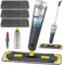 Homgif Bodenwischer mit Sprühfunktion 780ML Sprühwischer, Wischmopp mit Sprühfunktion Spray Mop, Home Küche Wischer Bodenreinigung mit 3 Aktualisiert Waschbaren Mikrofaserbezug