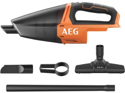 AEG 18 V Pro18V Akku-Handstaubsauger, BHSS18C-0, Luftstrom (L/Min.) 1274, Sauger, ohne Akku u. Ladegerät, Orange