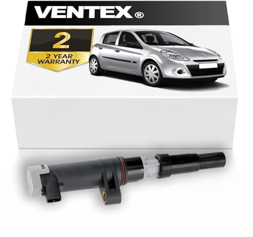 VENTEX® Ignition Coil Pack VXS1719 Compatible with Renault Clio 1.4 1.6 2.0 2005-2014 Megane Scenic Dacia Duster