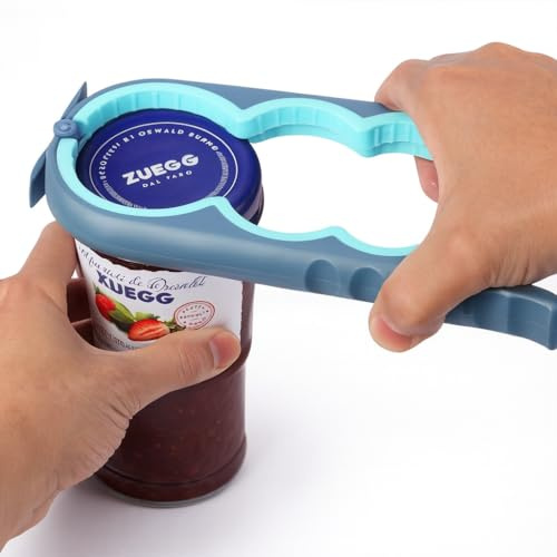 Skruvglasöppnare och öppnare för skruvglas med glasöppnare skruvlocksöppnare samt locköppnare för skruvglas perfekt som glasöppnare för äldre i köket daglig användning