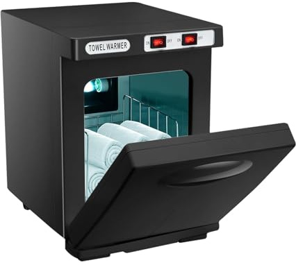 5L Chauffe-Serviettes, Armoire à Serviettes Chaudes, Serviette UV, Professionnel Sèche-Serviettes 176 °F, Serviette de stérilisateur Chaude, pour Salons De Massage, Coiffeur, Beauté, Bureau, Spa (c)