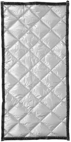 Cortina Antirruido de Oxford Opaca para Ventanas y Puertas, Plata | Bloqueo Sonoro, Aislante Térmico, Reduce Eco Interior, Uso en Oficina y Dormitorio, Estaciones