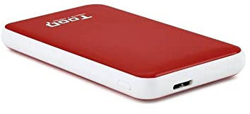 CAJA HDD TOOQ TQE-2528R 2.5´´ SATA3 USB3.1 9.5MM ROJA