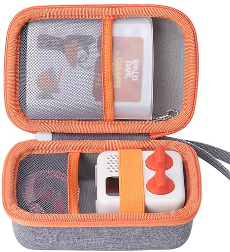 co2CREA Hard Case Compatible with Yoto Mini Kids Audio Music Player Children Speaker Plays Audiobook Cards Radio and Card Case Hold up to Yoto 36 Cards