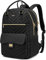 RJEU Rucksack Damen,Laptop Rucksack 15,6 Zoll,Schulrucksack Mädchen Teenager Schultasche für Studium Uni,Laptoptasche für Arbeit Reise,Schwarz