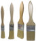 Brochas Pintura Pared, Brocha Pintura Barniz Madera, Brochas Pintura 4 Medidas 50, 35, 25, 20mm, Juego de Pinceles Pintura Acrilica con Mango de Madera, Cepillo de Pintura