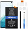 Akku für Galaxy S10 SM-G973 3400mAh Batteriecode EB-BG973ABU Lithium-PolymerErsatzakku mit Repair Tool Kit