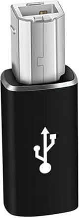 Type C to USB B Printer Adapter - High-Speed USB 2.0 Converter for Printer, Piano, & More, Type C Female to B Adapter for, & Laptop Devices, ype C Female to B Converter for Printers