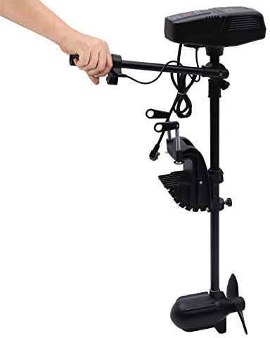 Motor eléctrico fuera de borda de 1,4 kW, motor fueraborda de 2300 rpm, 48 V, capacidad de carga de 1250 – 1500 kg, motor eléctrico para barcos, fueraborda sin escobillas, para botes inflables, canoas