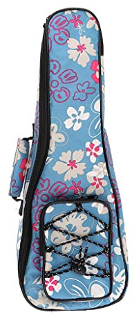 YEJBBUC 1 st 26 tum ukulele gitarrväska väska väska väska blå blomma