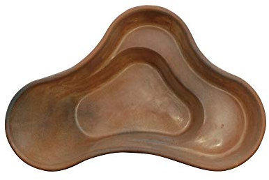 Laghetto da giardino in Vetroresina, misura cm 197 x 126 x 50, adatto per piante, pesci, anatre