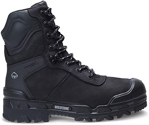 Wolverine Men's CarbonMax Toe EH PR WP 8 Inch Boot (11.0 M) Black