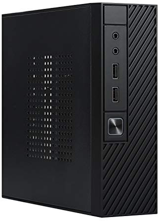 Goodisory M06 SPCC 0.6mm Mini ITX Black Desktop Computer Chassis 2.5 Drive Bay with VESA Rack