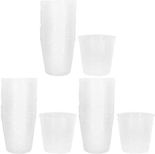 Yardwe 3 Set Coppa Vivaio Trasparente Pottd Vasi Per Piante Vasi Piante Forniture Fioriere Contenitore Per Piantare in Plastica Piantare Contenitori Per Vivai Transparent 36 Pezzi * 3