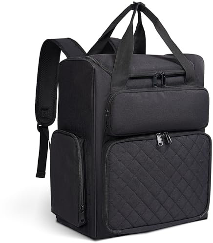 Deciniee Nail Polish Organiser Nail Bag: Large Nail Varnish Storage Holds 84 Bottles Nail Polish and Nail Lamp - 2 Pcs Detachable Storage Bag for Individual Use