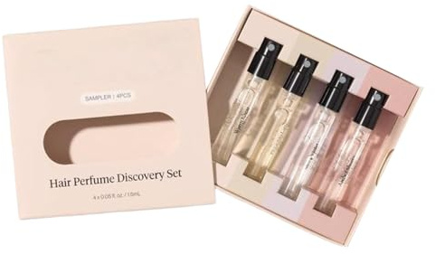 Hair Perfume Discovery Set, Lightweight Formula, 15mL, Scent Spray Perfume, Fragrance Hair Spray, Portable For Women, Teens, Adults, Travelers, And Students, Home