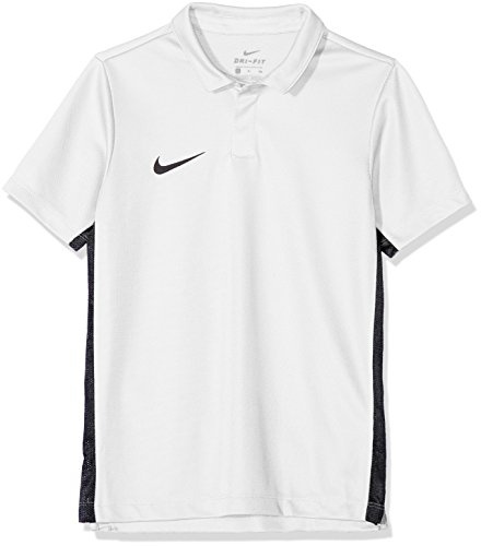 Nike Academy18 Polo, Bambino, White/Black/(Black), M