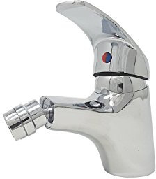 Robinet mélangeur salle de bain bidet maison tête mobile gris silver basic 8413