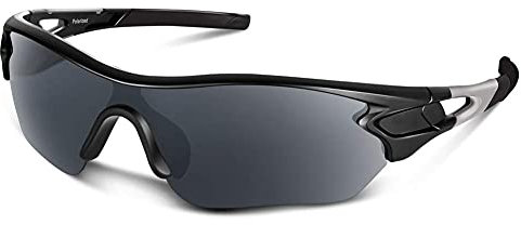 BEACOOL Lunette de Soleil Sport Polarisée Homme Femme Lunettes de Cyclisme pour Velo Cyclisme Moto Conduite Baseball Alpinisme Running Pêche UV400 Protection